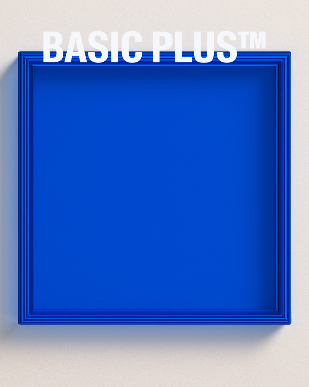 Transparent Blue Acrylic Frame