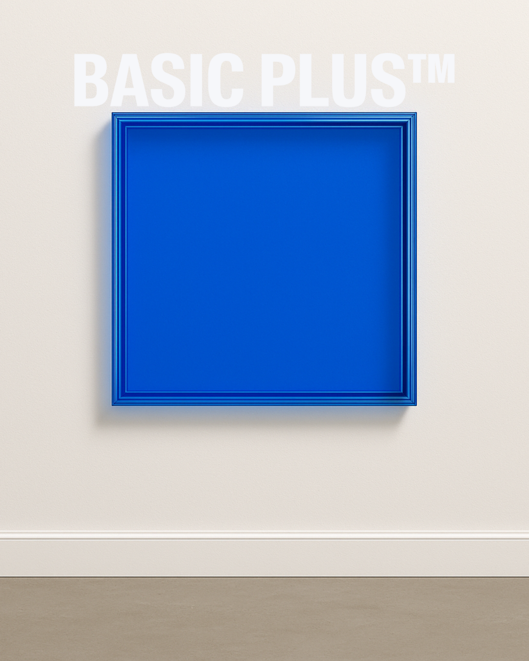 Transparent Blue Acrylic Frame