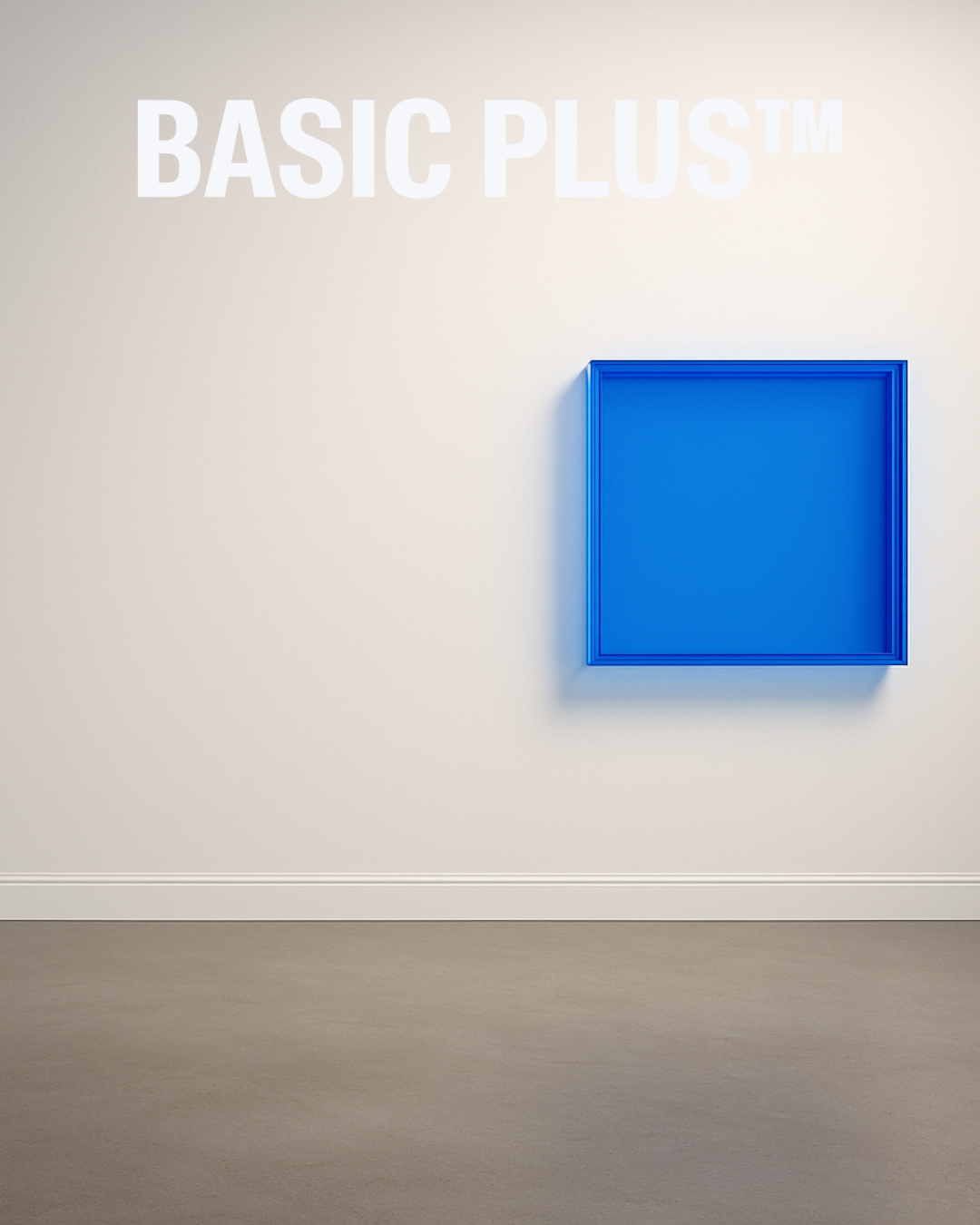 Transparent Blue Acrylic Frame