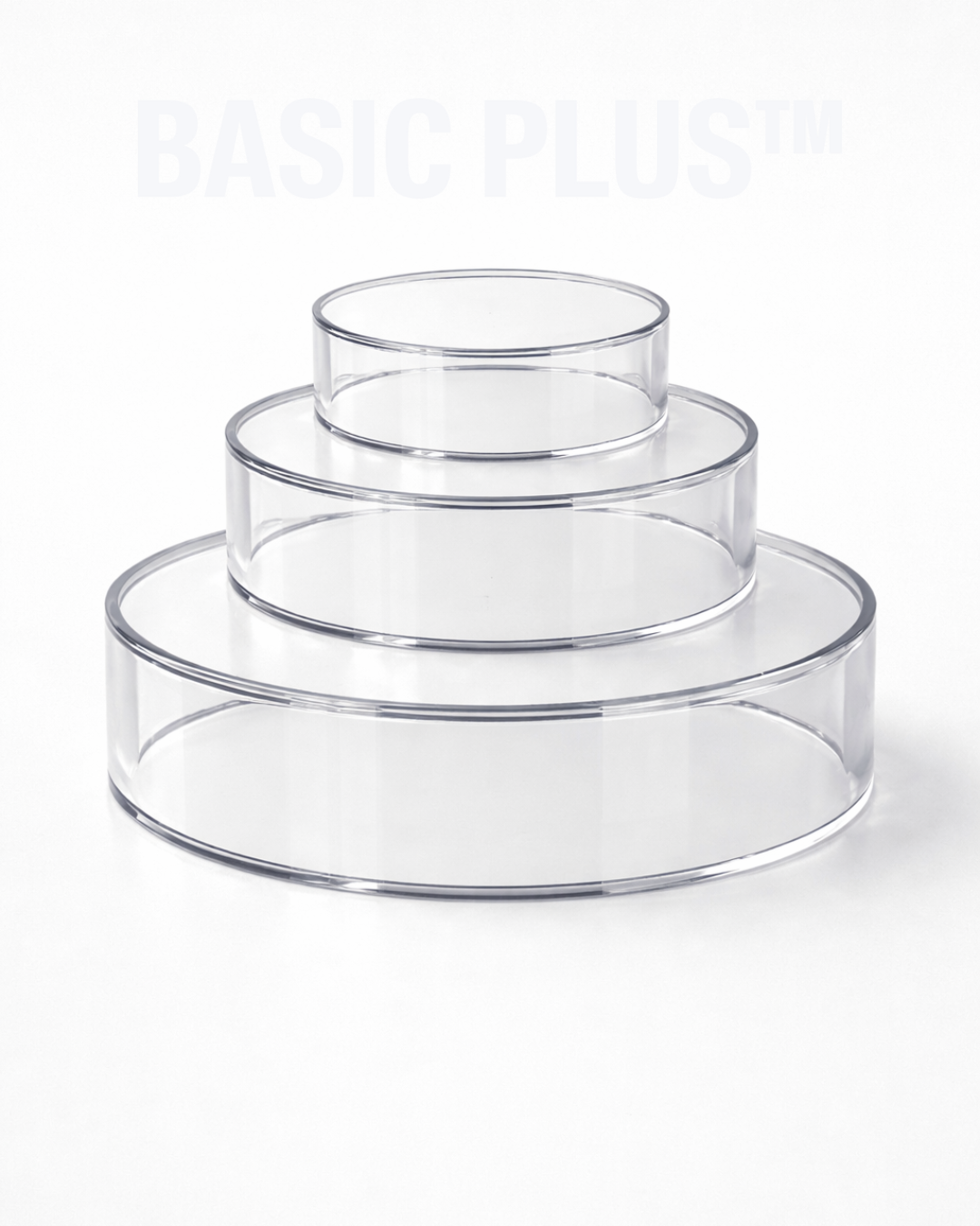 Clear Acrylic Round Display Riser