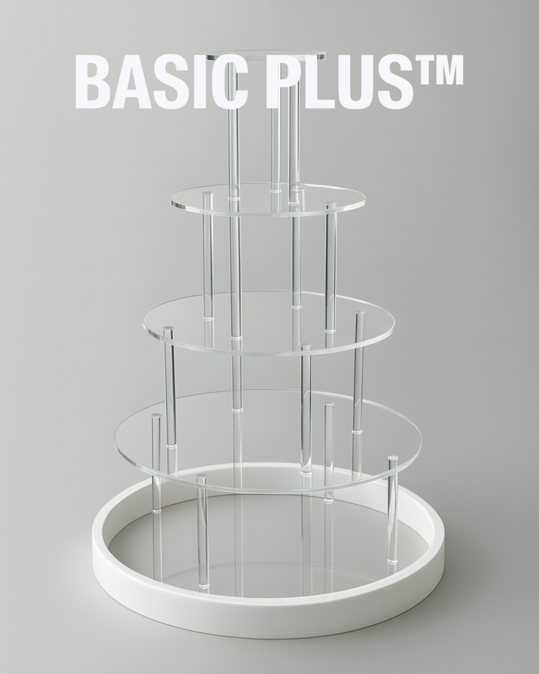 Acrylic Tiered Champagne Tower Basic Plus