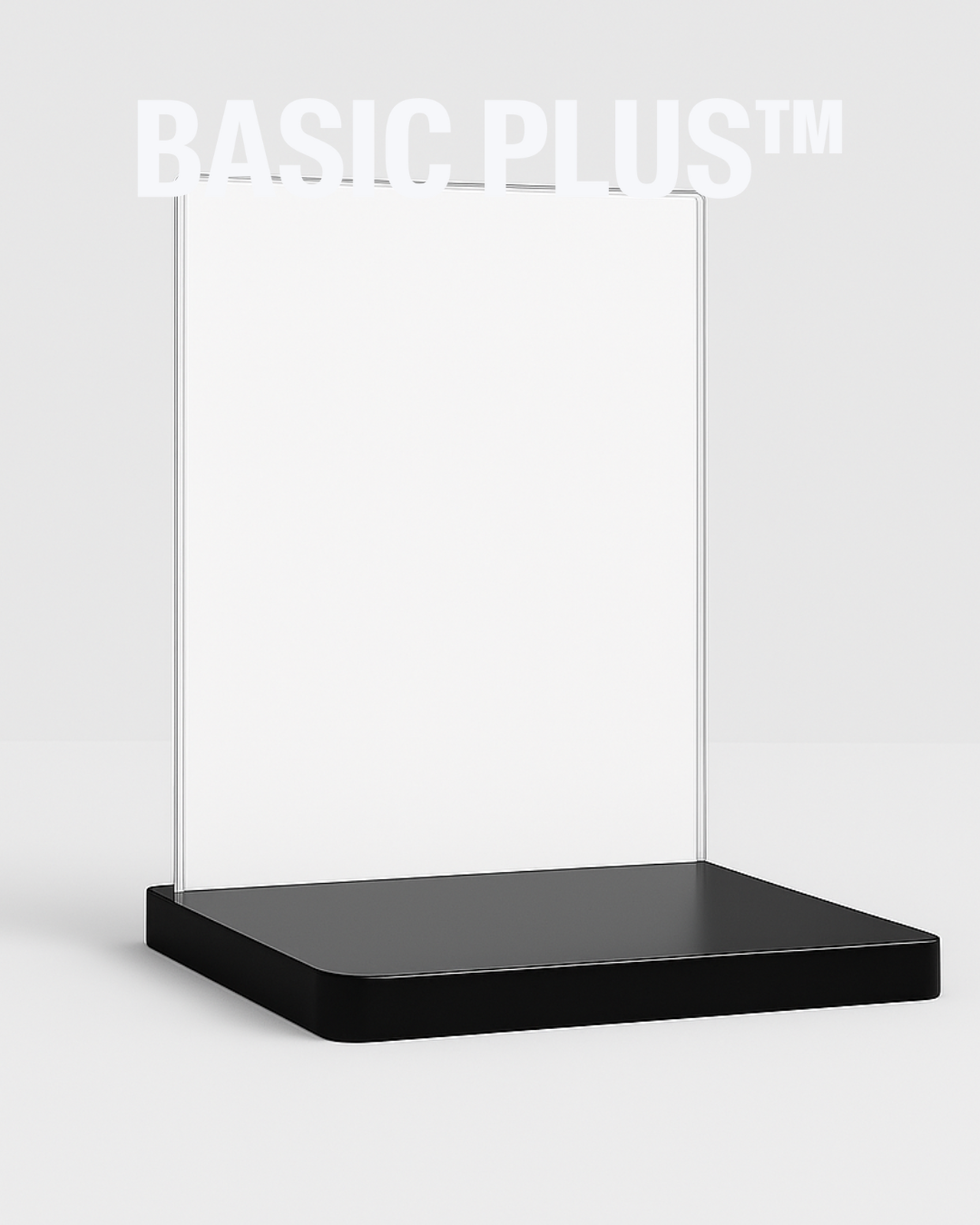Multi-Purpose Black Acrylic Display with Custom Branding Insert