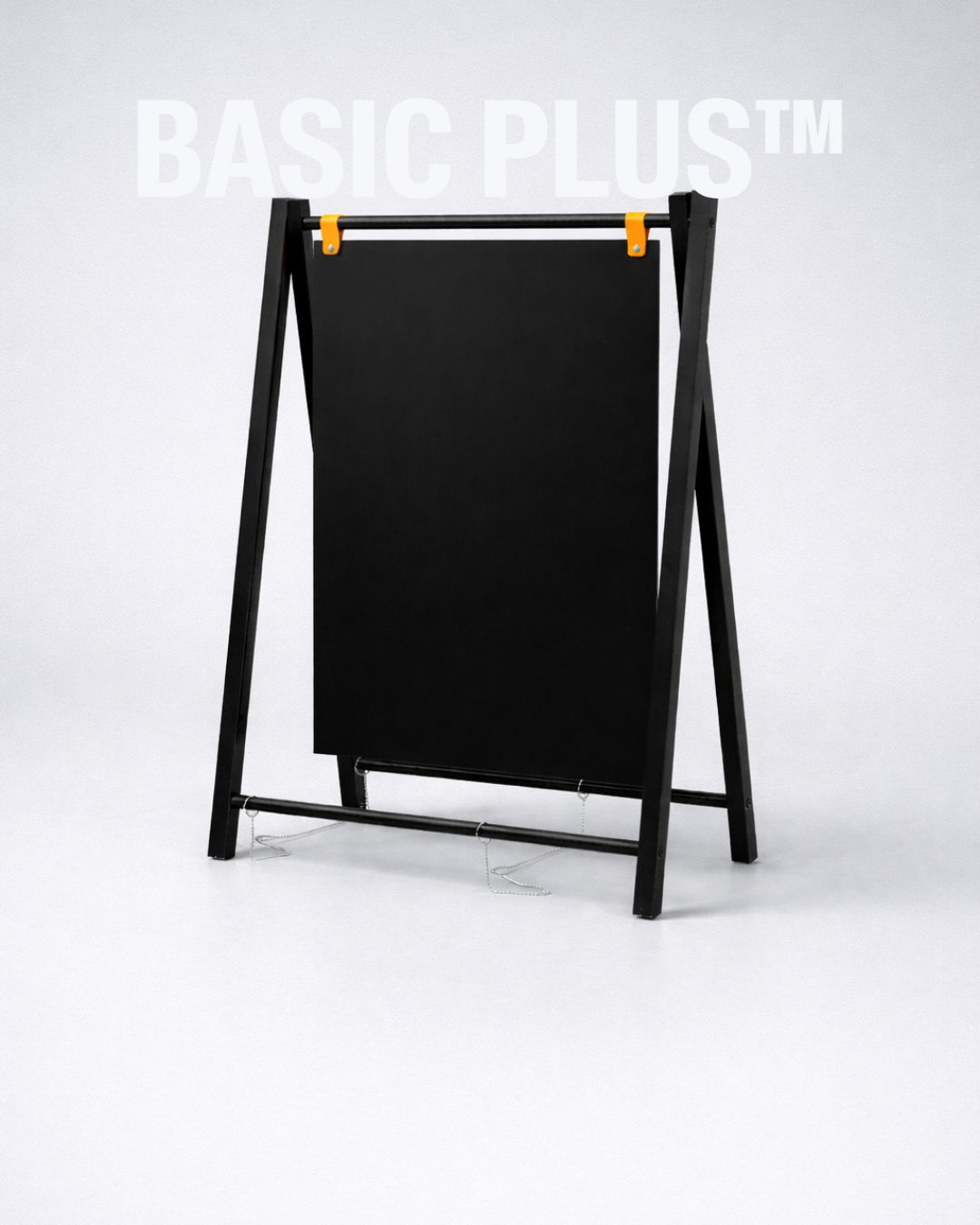 Black Sidewalk A-Frame Sign