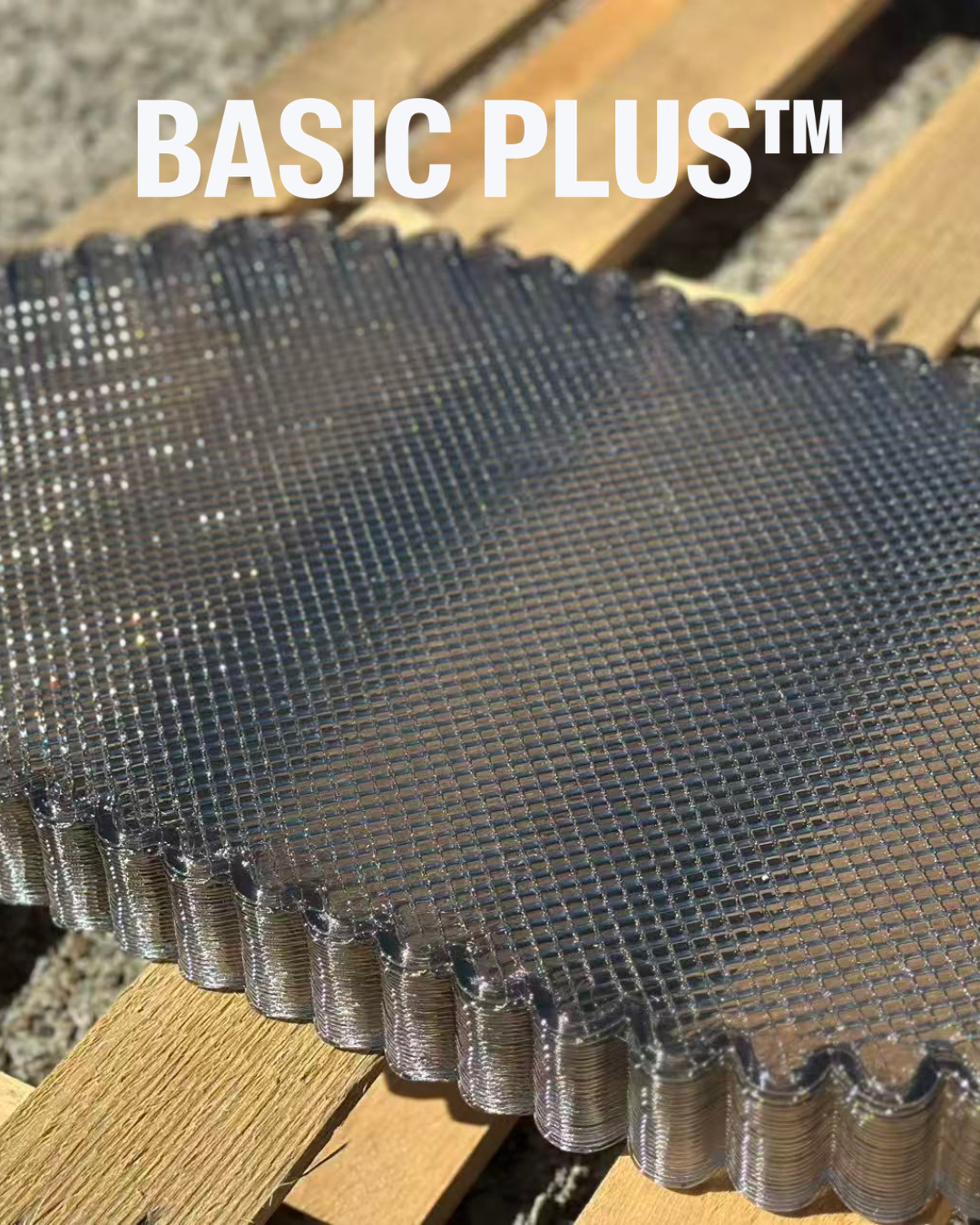 Scallop Edge PETG Oval Tray