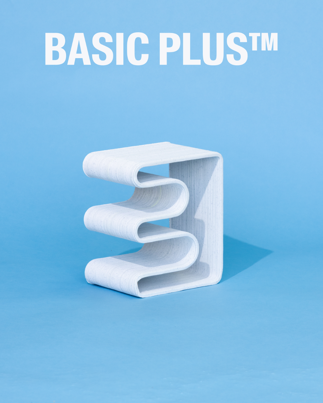 The White Marble Willy Mini Storage Holder- 3D Printed Furniture