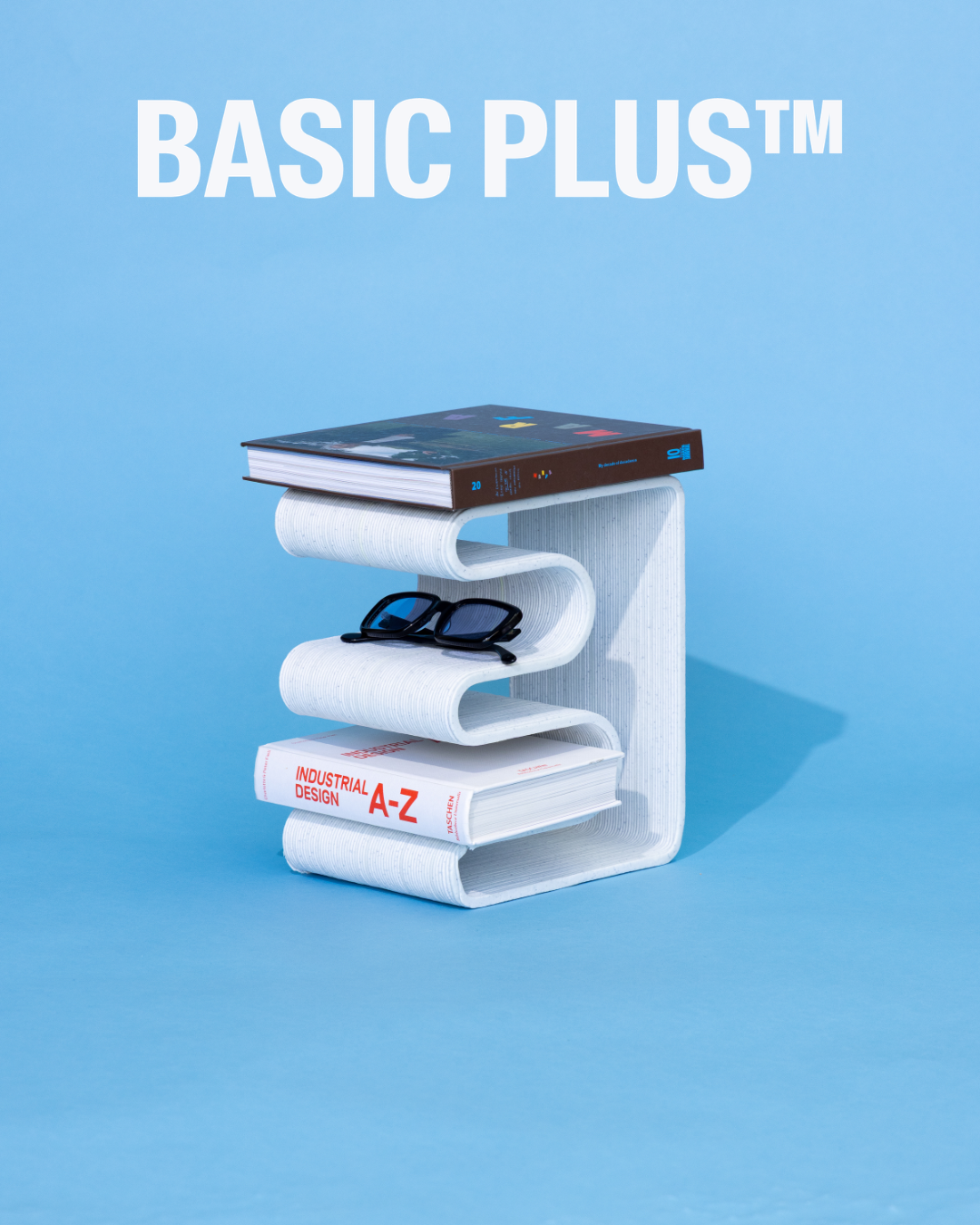 The White Marble Willy Mini Storage Holder- 3D Printed Furniture