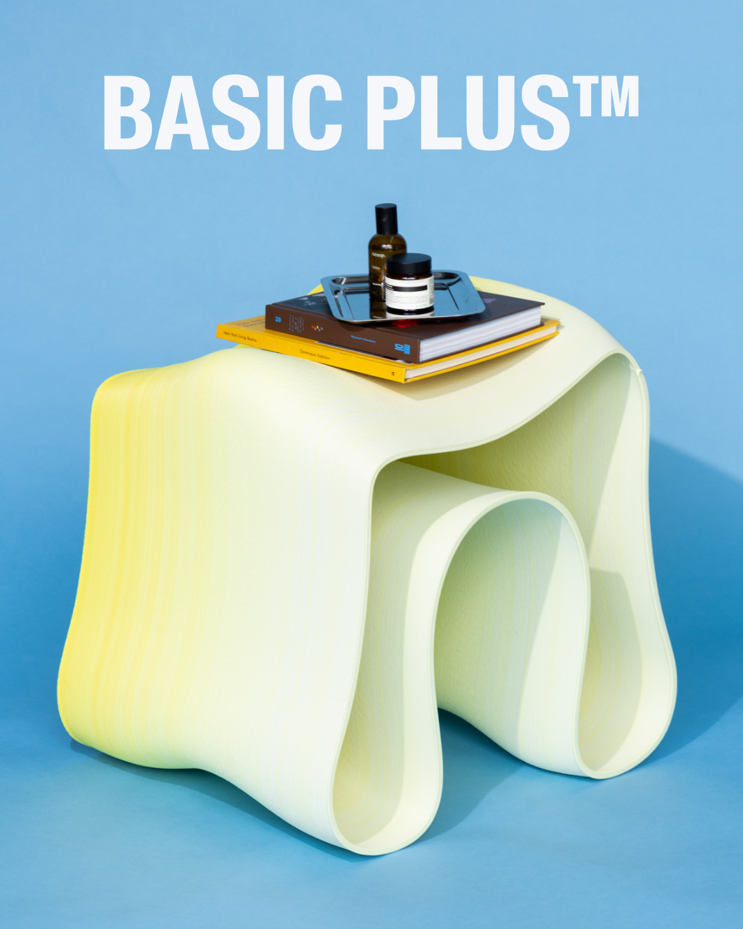 Yellow and White Galoppi – The Playful 3D-Printed Chair