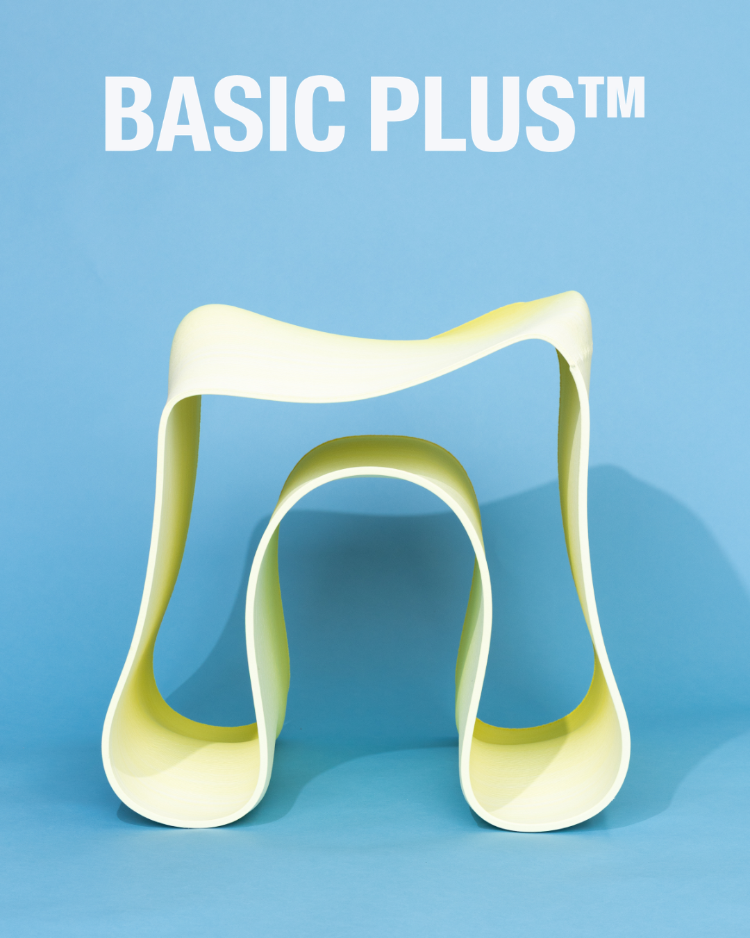Yellow and White Galoppi – The Playful 3D-Printed Chair