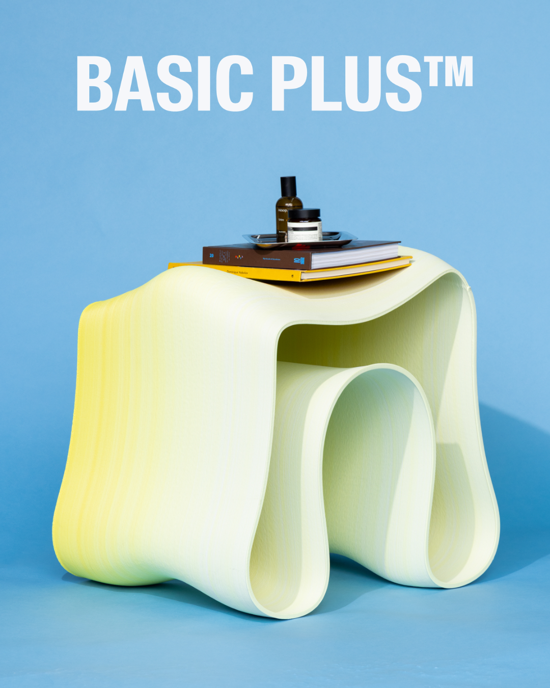 Yellow and White Galoppi – The Playful 3D-Printed Chair