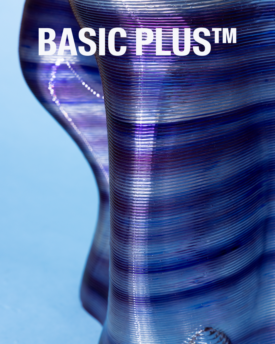 Purple & Blue Tiger Stripes Stool