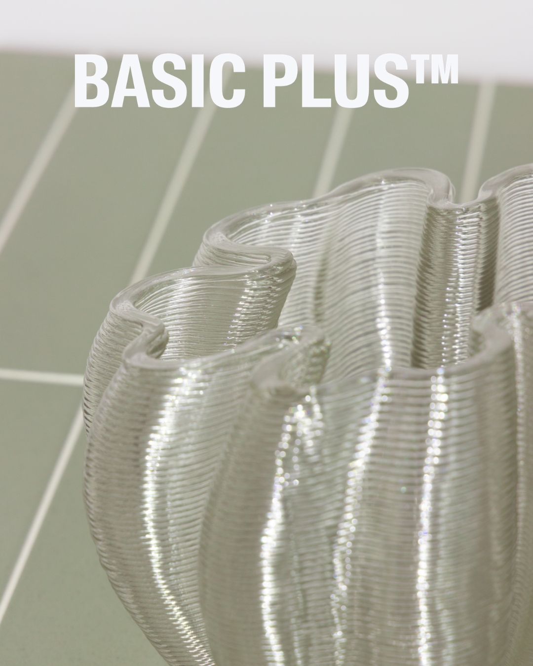 Transparent Colour BORU — Contemporary 3D-Printed Centrepiece