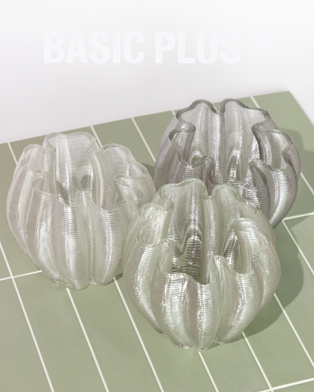 Transparent Colour BORU — Contemporary 3D-Printed Centrepiece
