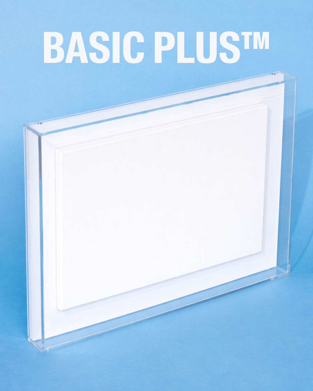 Transparent Acrylic Shadow Box for Canvas