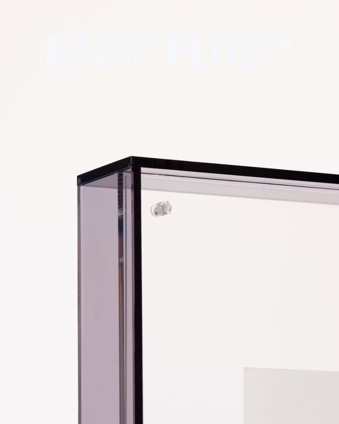 Transparent Light Grey Acrylic Molly Frame