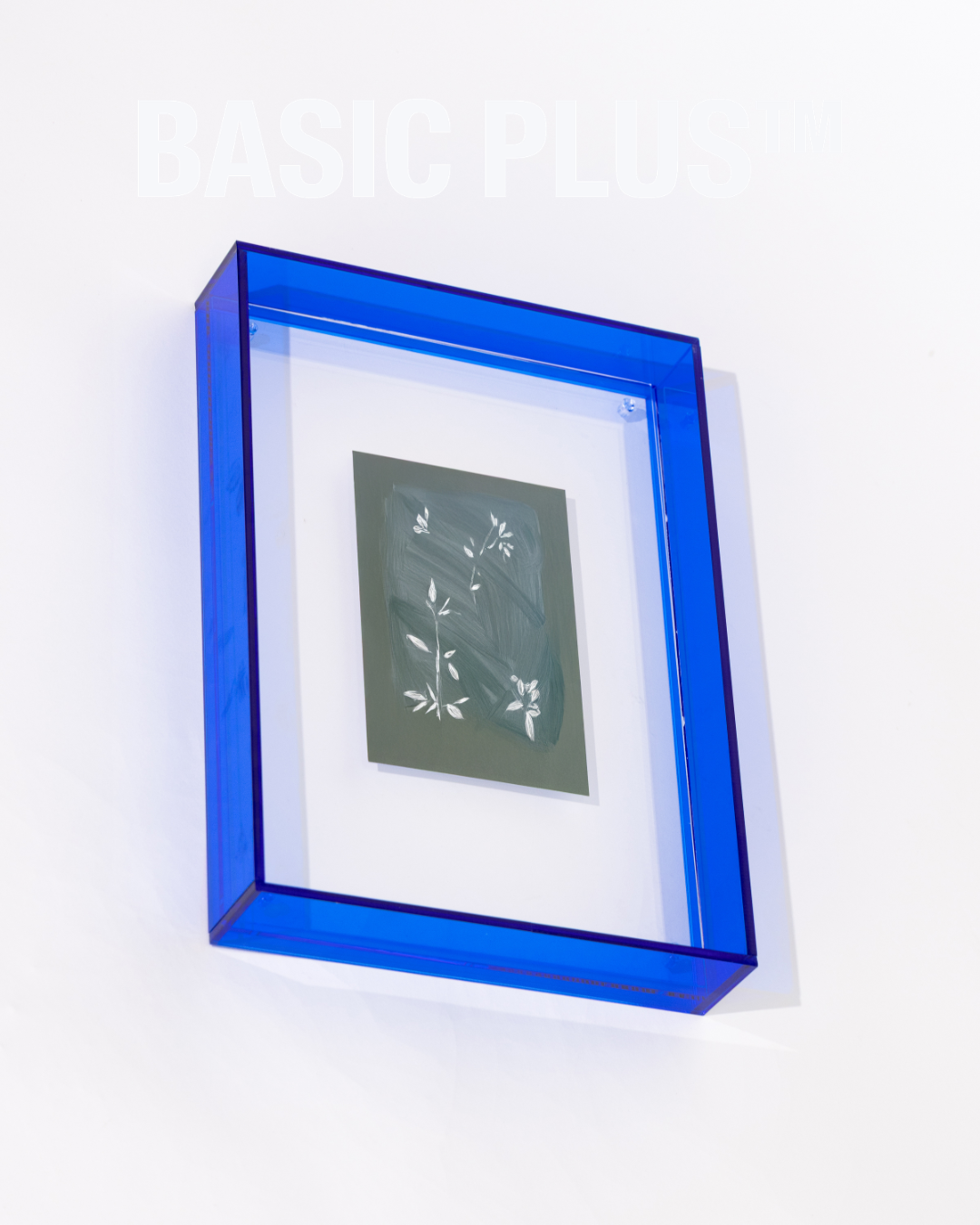 Transparent Blue Acrylic Molly Frame
