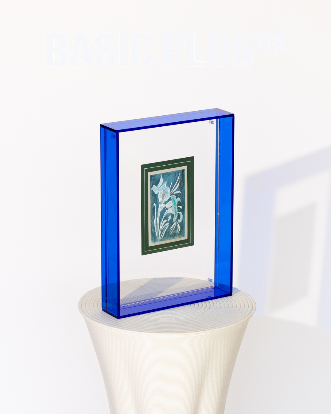 Transparent Blue Acrylic Molly Frame