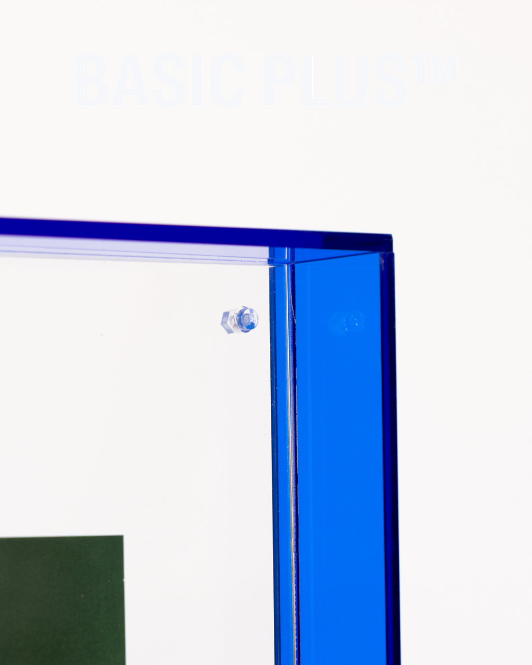 Transparent Blue Acrylic Molly Frame