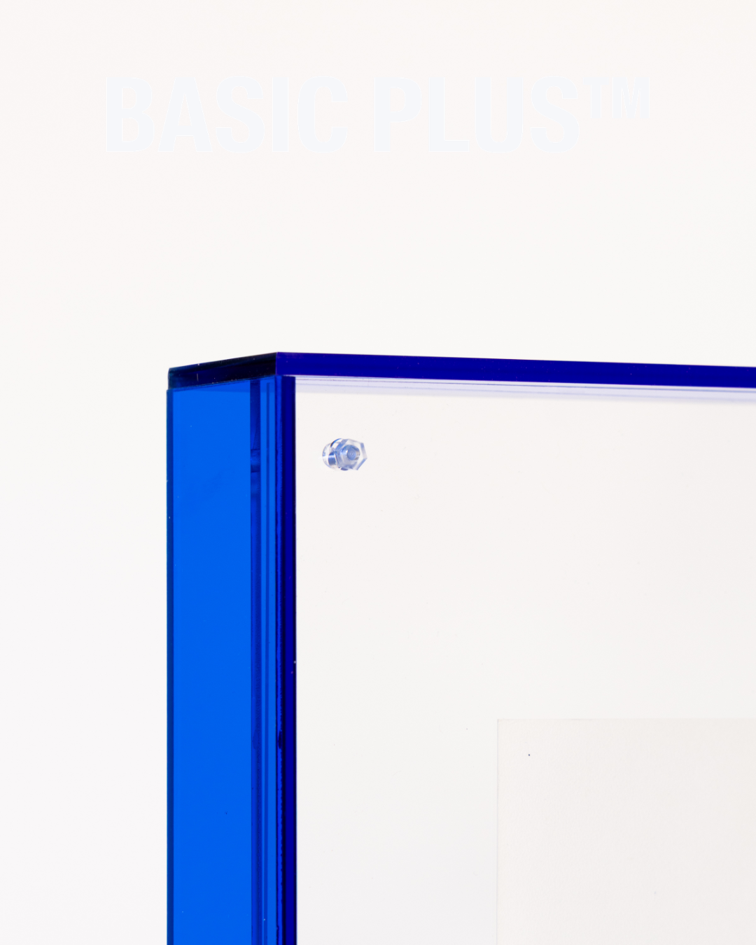 Transparent Blue Acrylic Molly Frame
