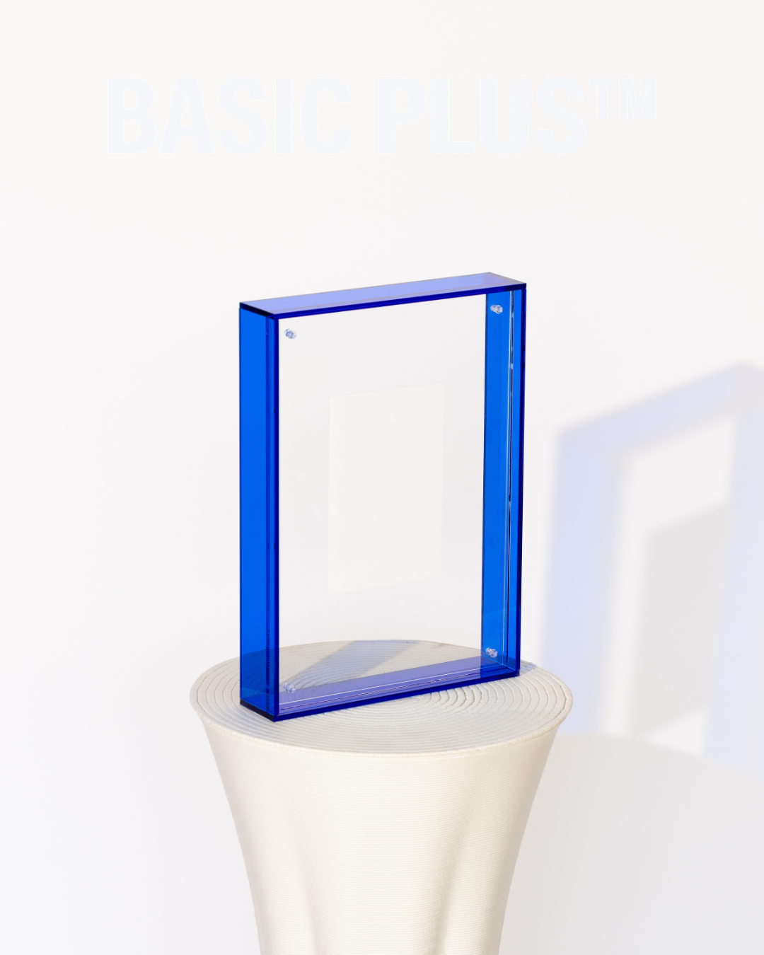 Transparent Blue Acrylic Molly Frame