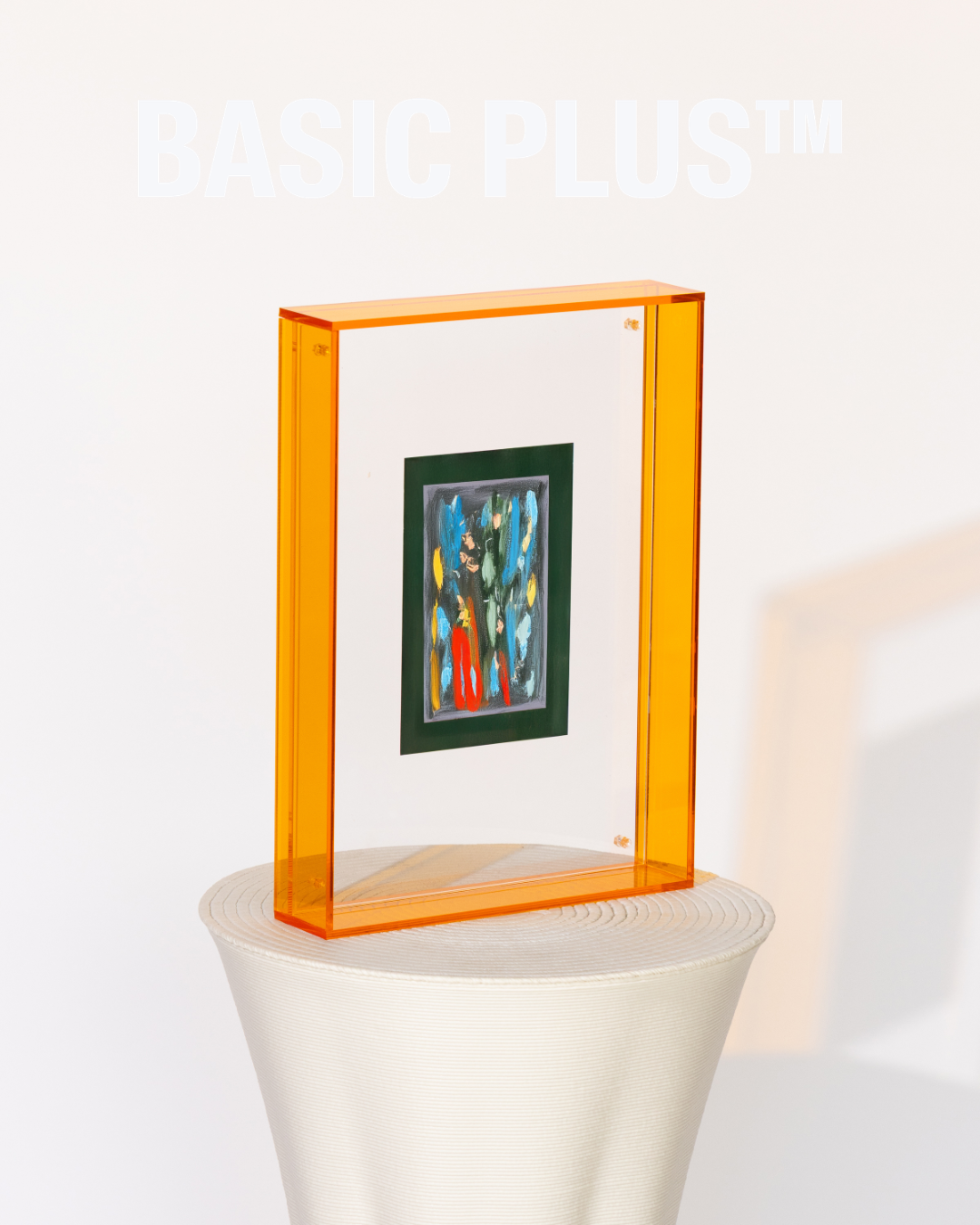 Transparent Amber Acrylic Molly Frame