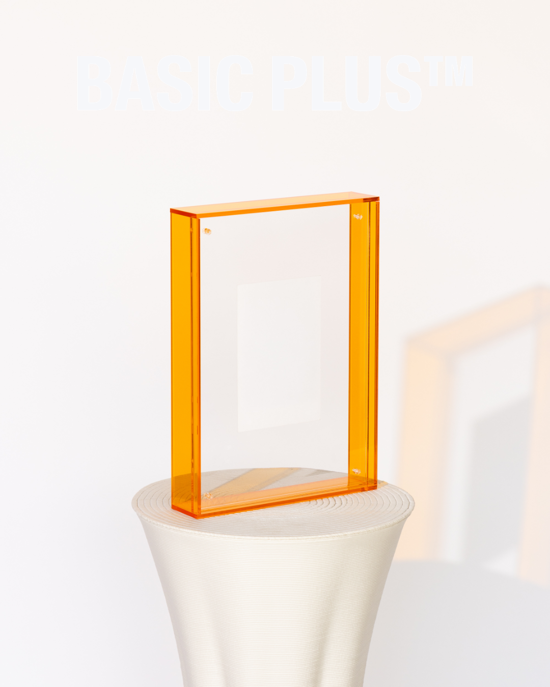 Transparent Amber Acrylic Molly Frame