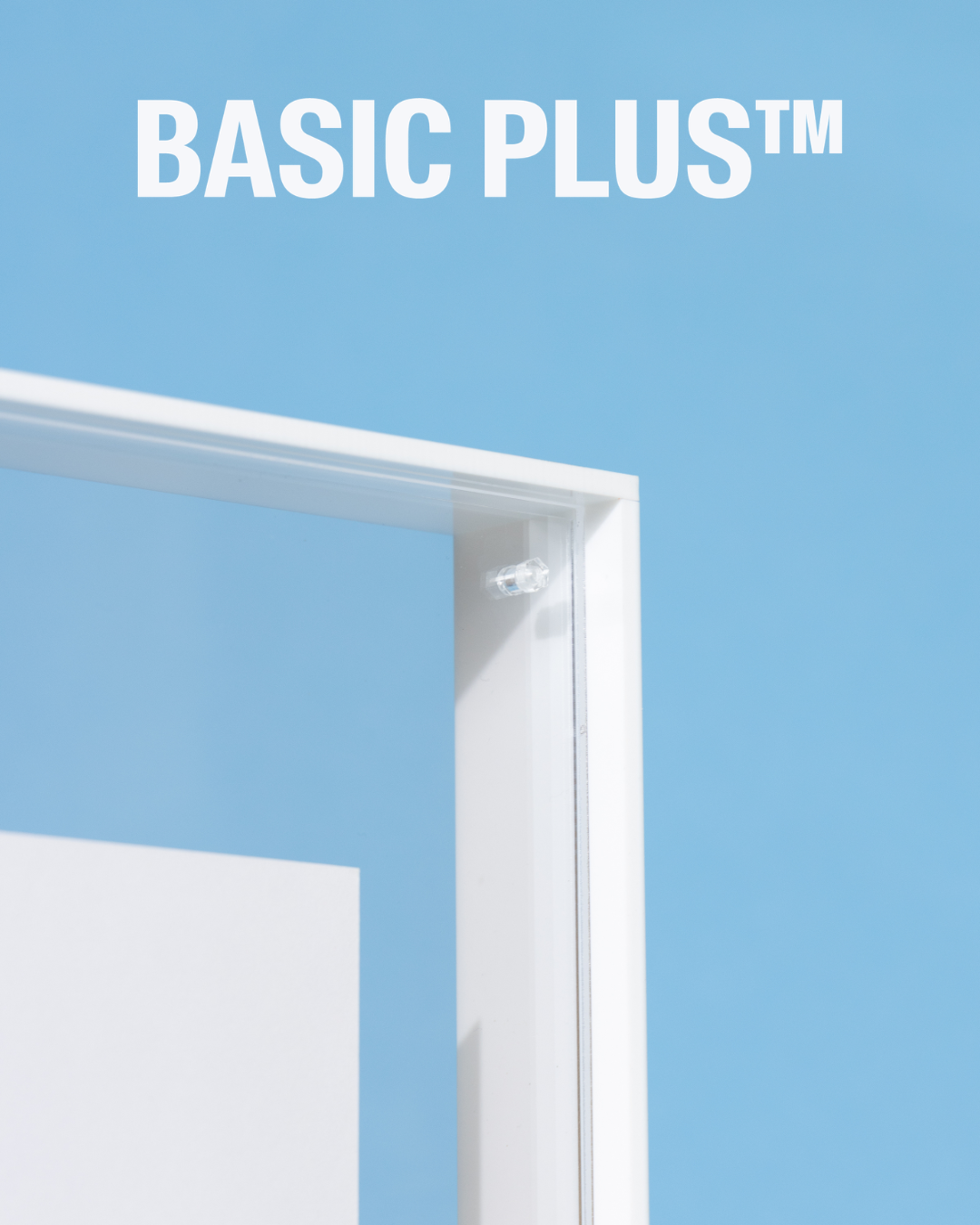 White Acrylic Molly Frame