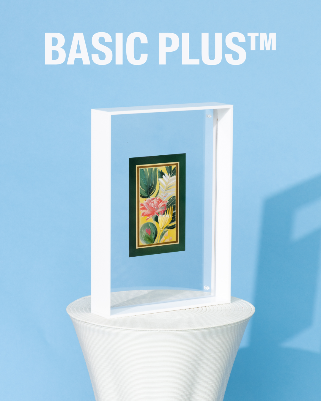 White Acrylic Molly Frame