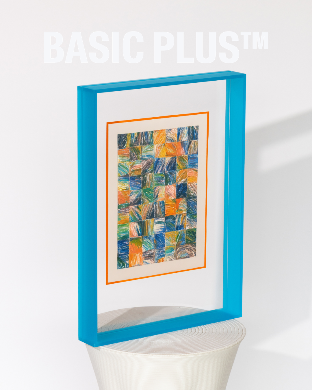 Frosted Lagoon Blue Acrylic Molly Frame