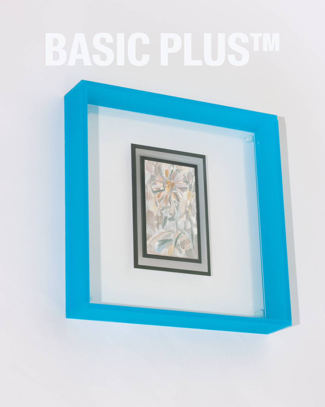Frosted Lagoon Blue Acrylic Molly Square Frame