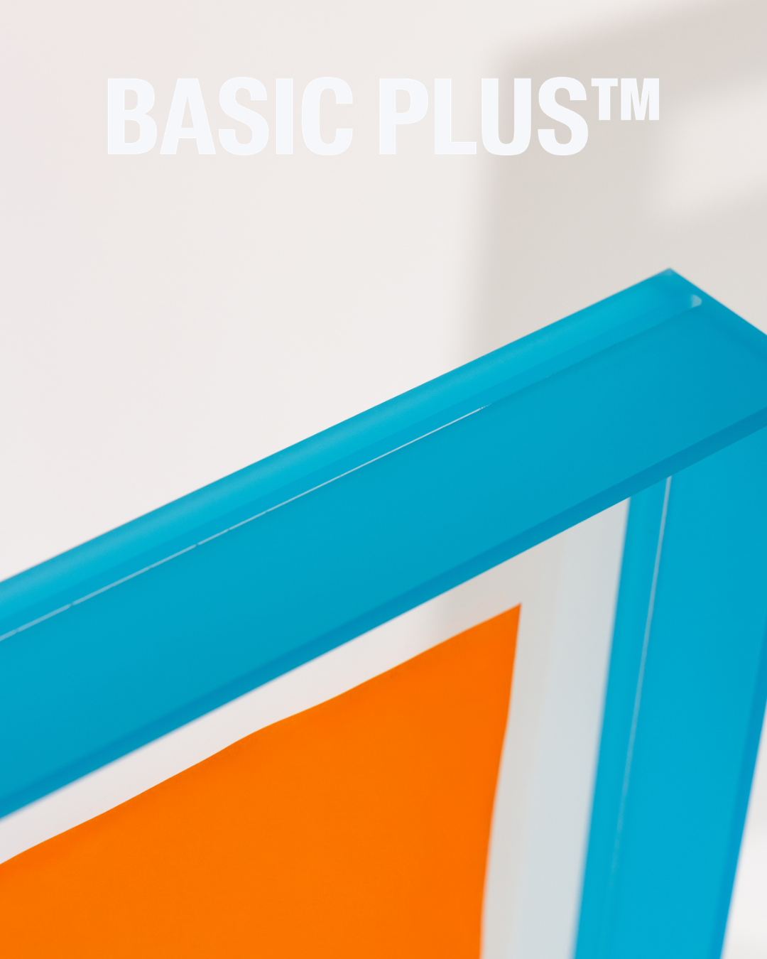 Frosted Lagoon Blue Acrylic Slide-out Frame
