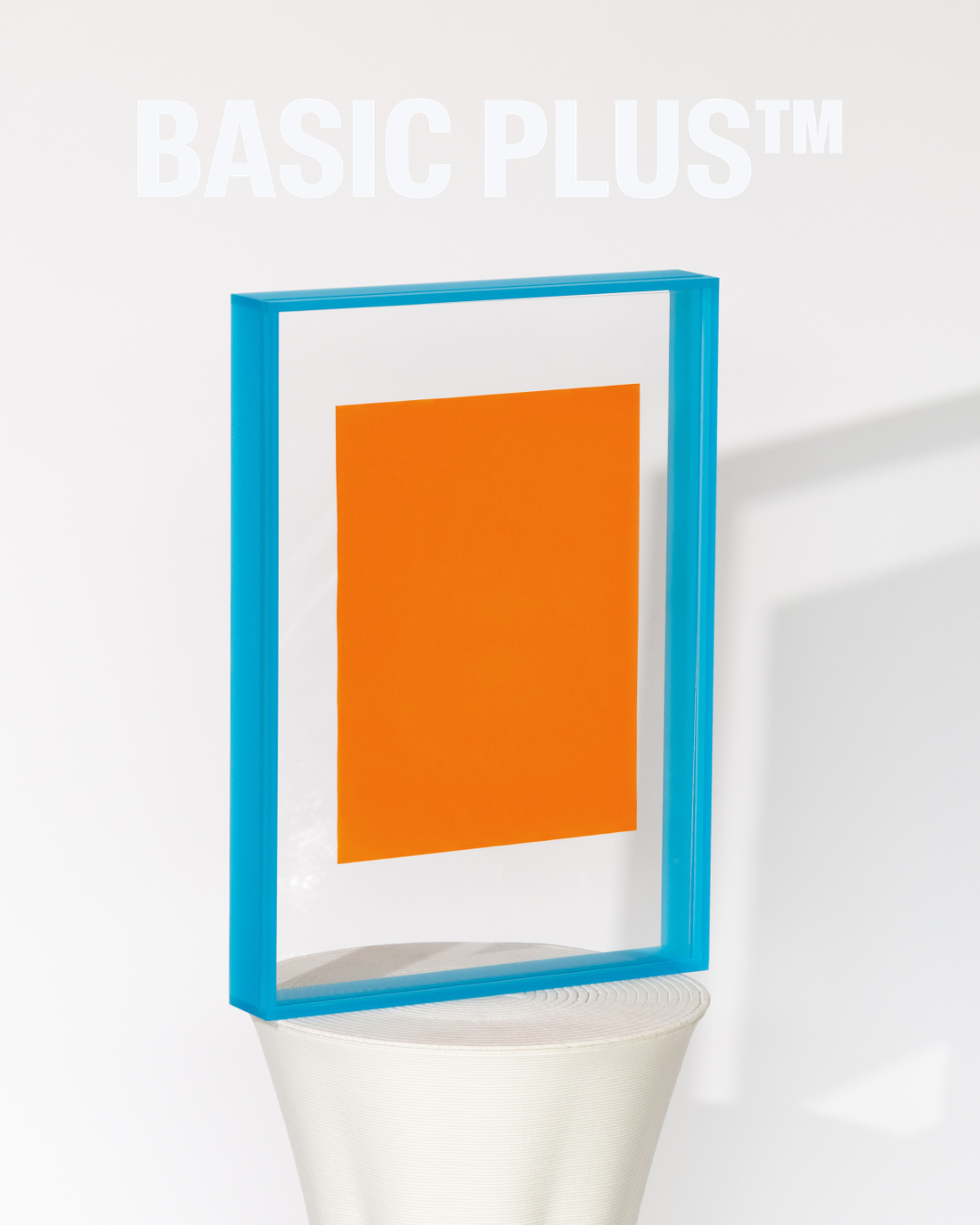 Frosted Lagoon Blue Acrylic Slide-out Frame