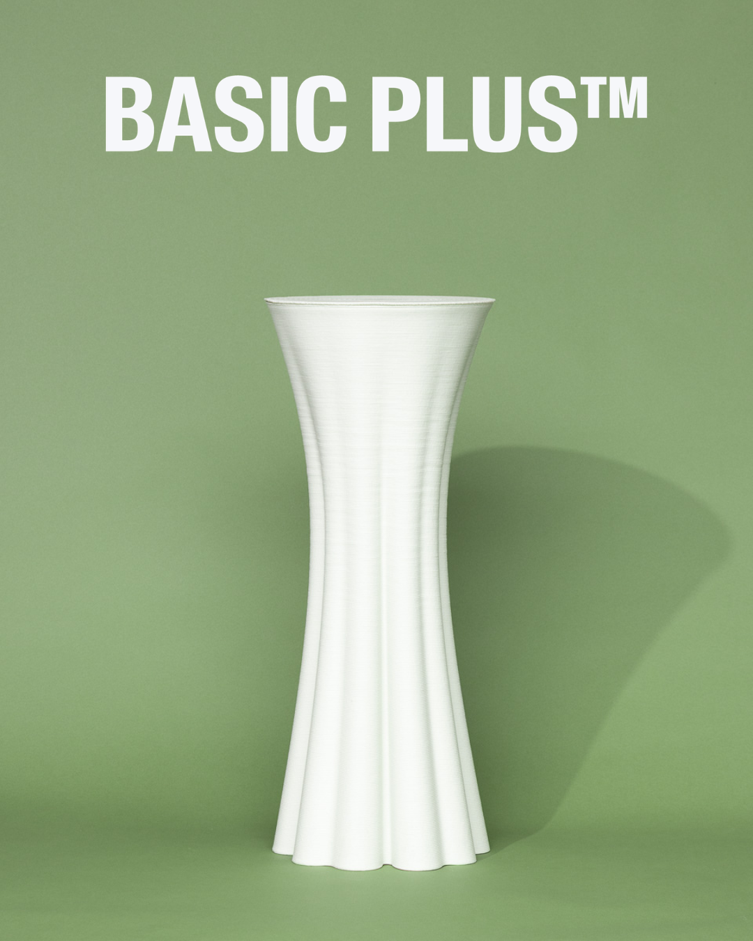 White Musa Stool -3D Print Furniture