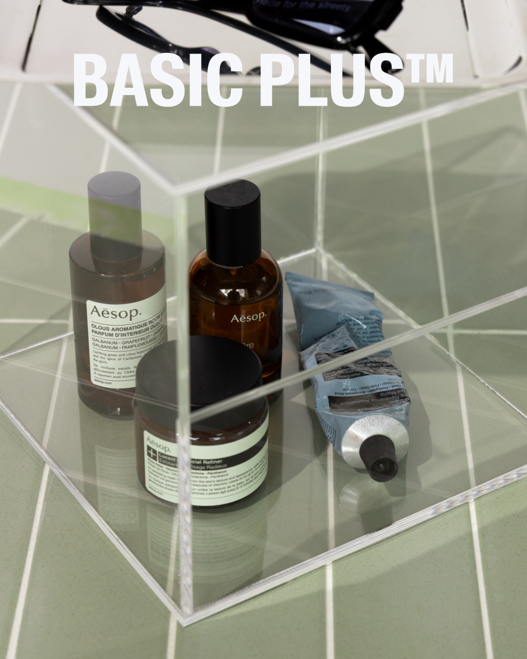 Acrylic Modular Storage Box with Front Lip