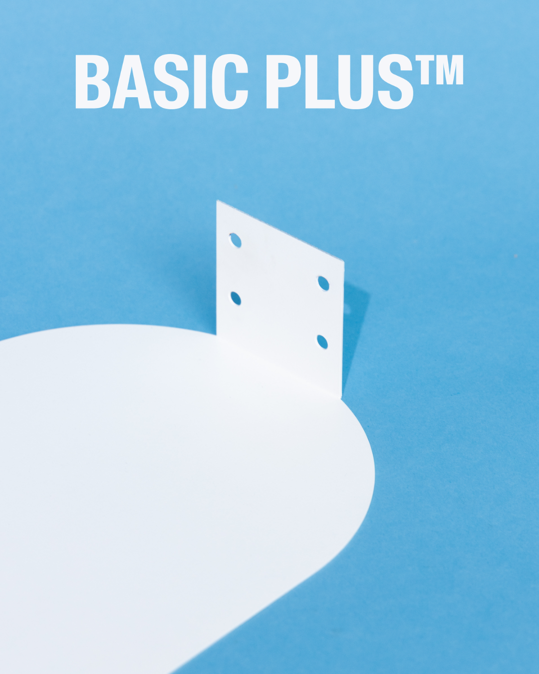 White Metal Blade Wall Sign – Pill Shape