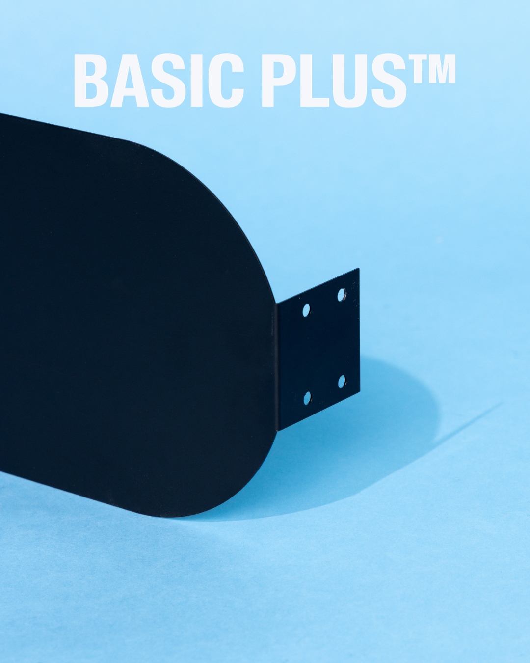 Black Metal Blade Wall Sign – Pill Shape