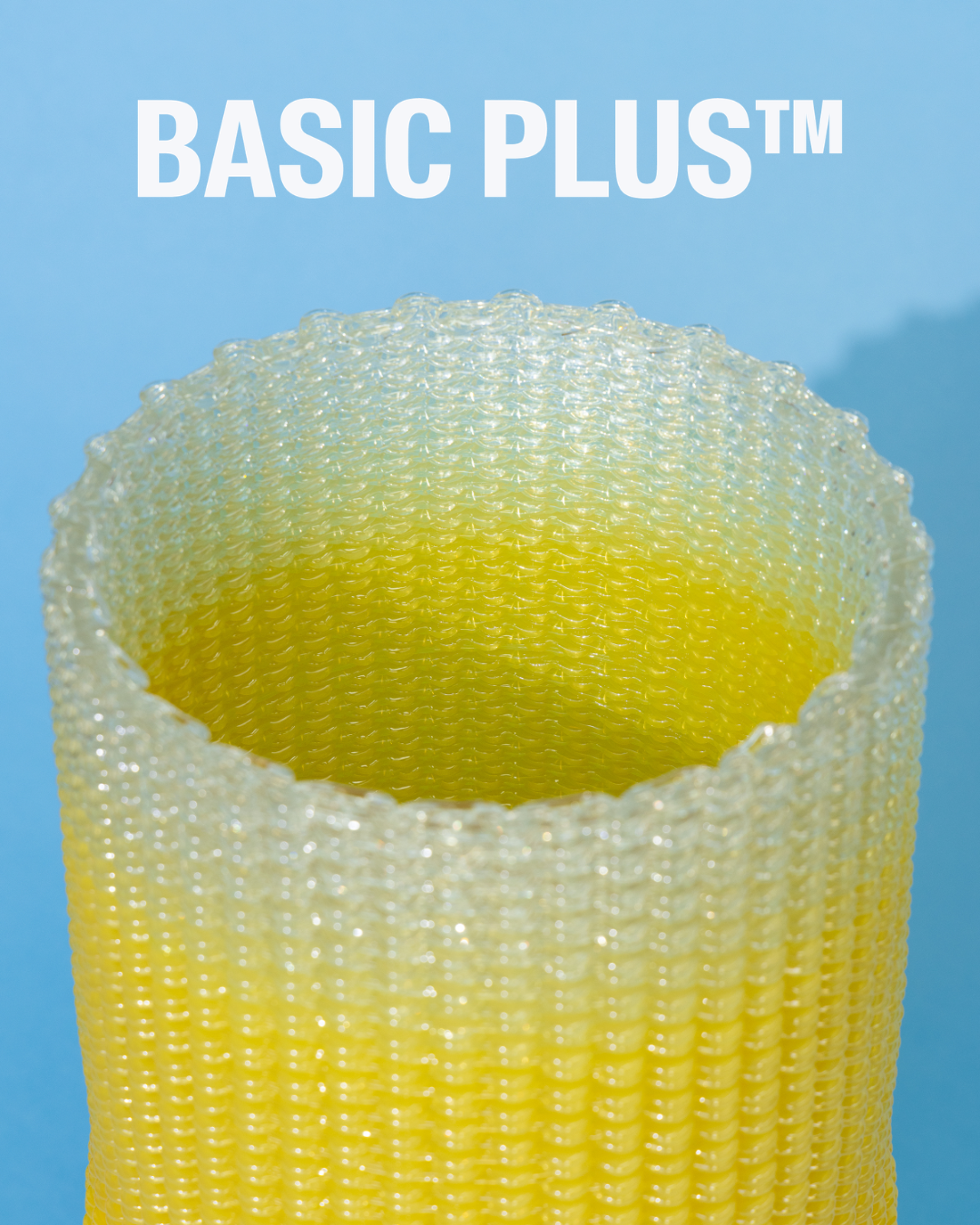 Yellow Woven Texture Storage Bin-3D Print Furniture