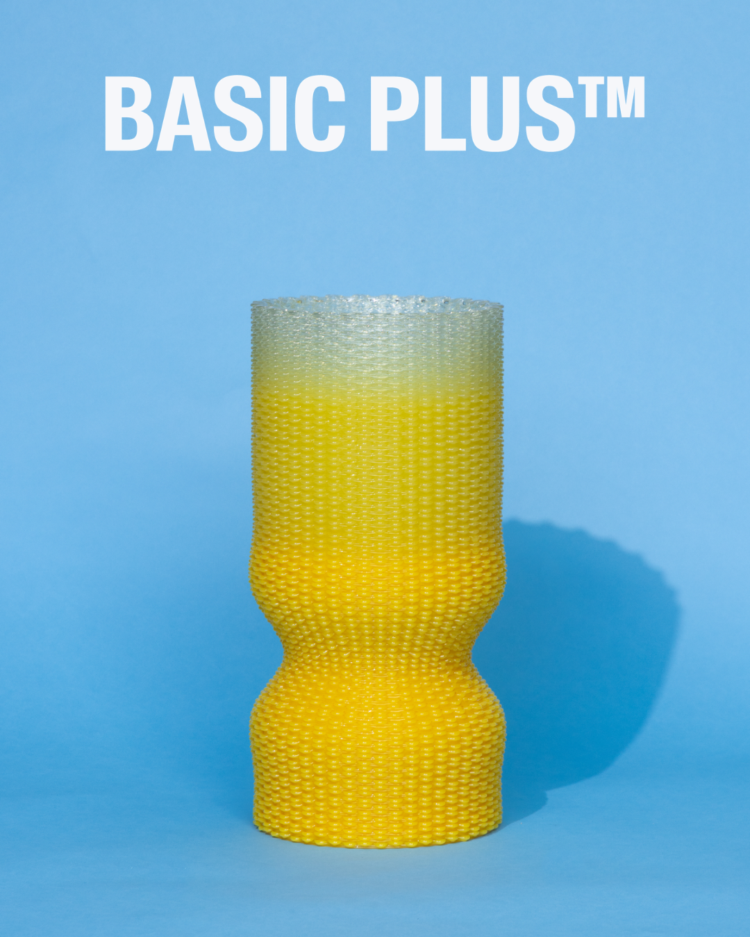 Yellow Woven Texture Storage Bin-3D Print Furniture