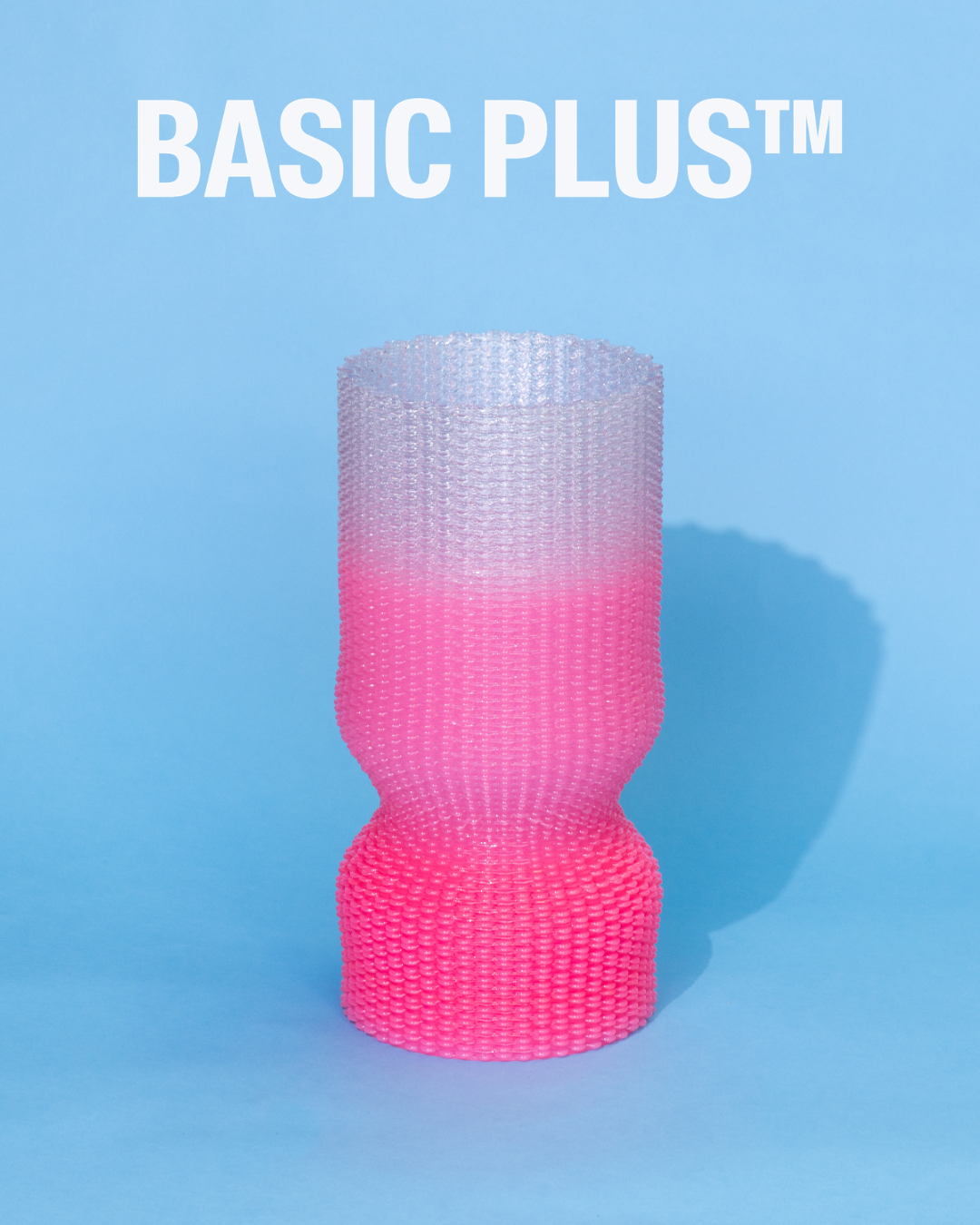 Pink Woven Texture Storage Bin-3D Print Furniture