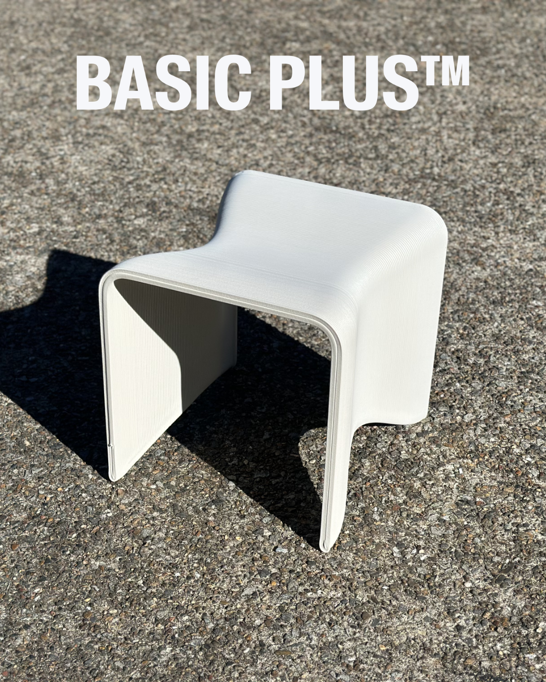 White Box Bench - 3D Printed PETG-GF Furniture