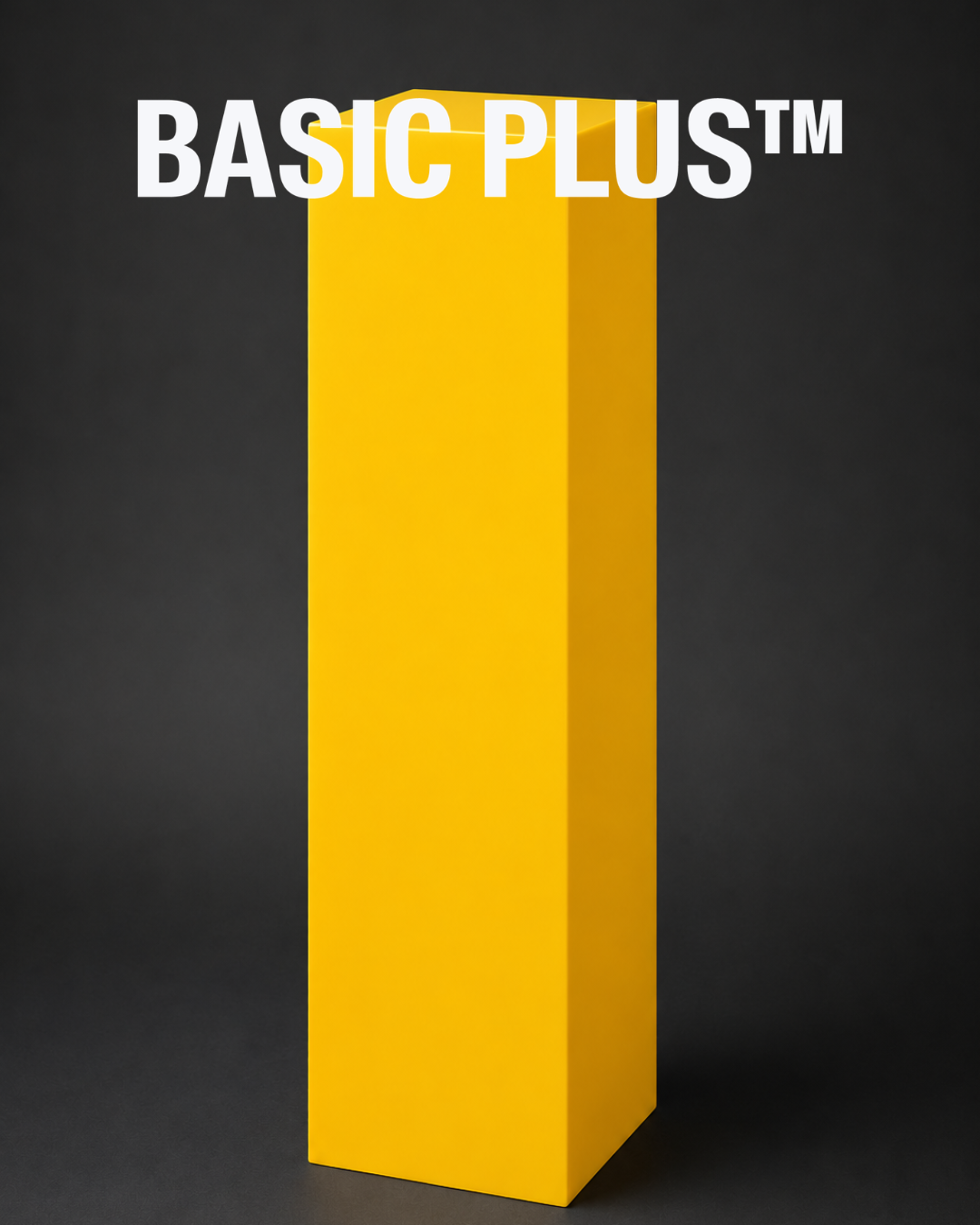 Mustard Yellow Acrylic Display Plinth