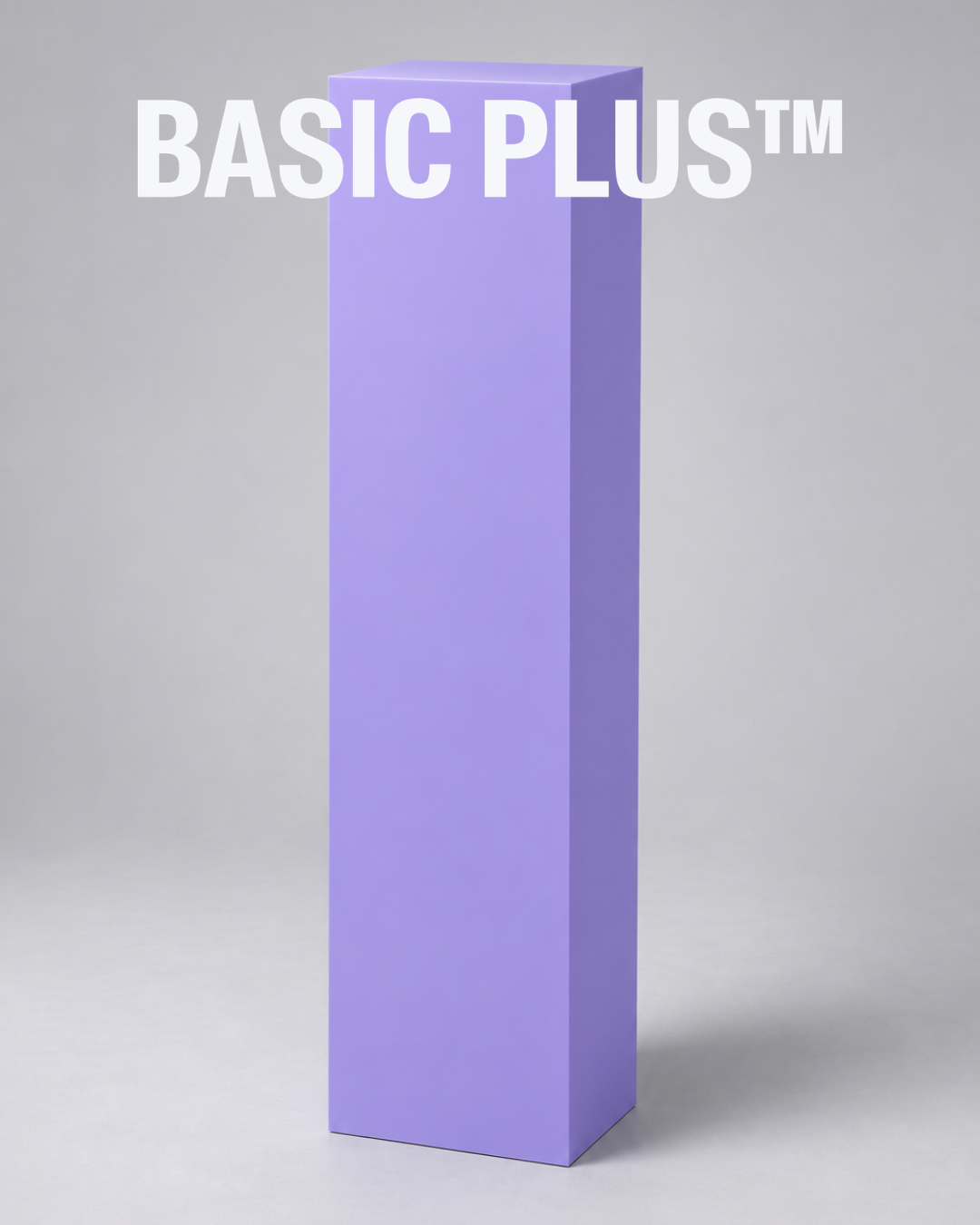 Lavender Violet Acrylic Display Plinth