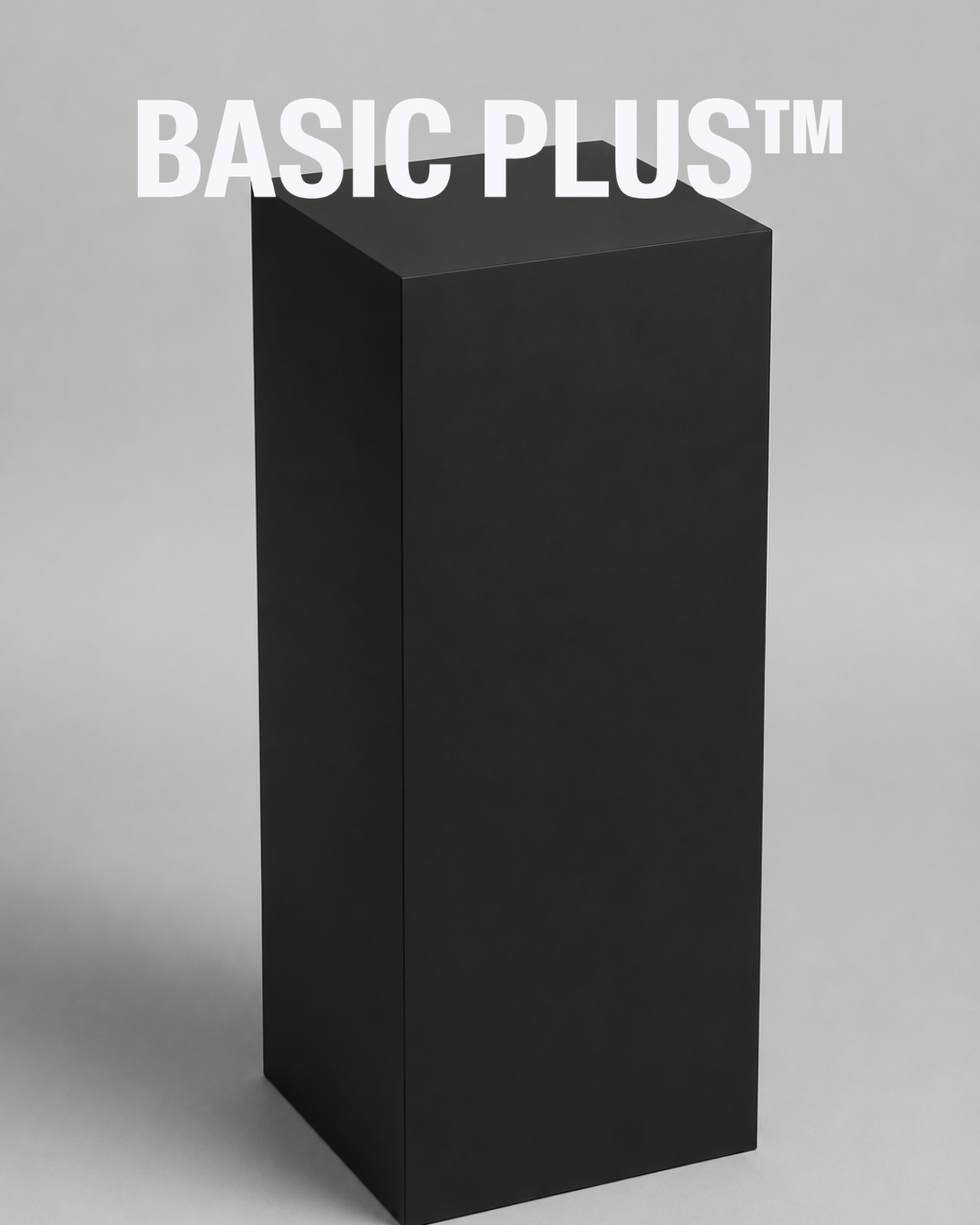 Matte Black Acrylic Display Plinth