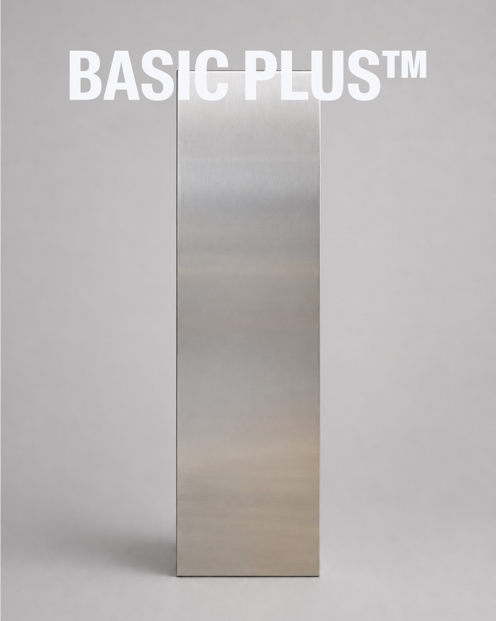 Brushed Stainless Steel Display Plinth