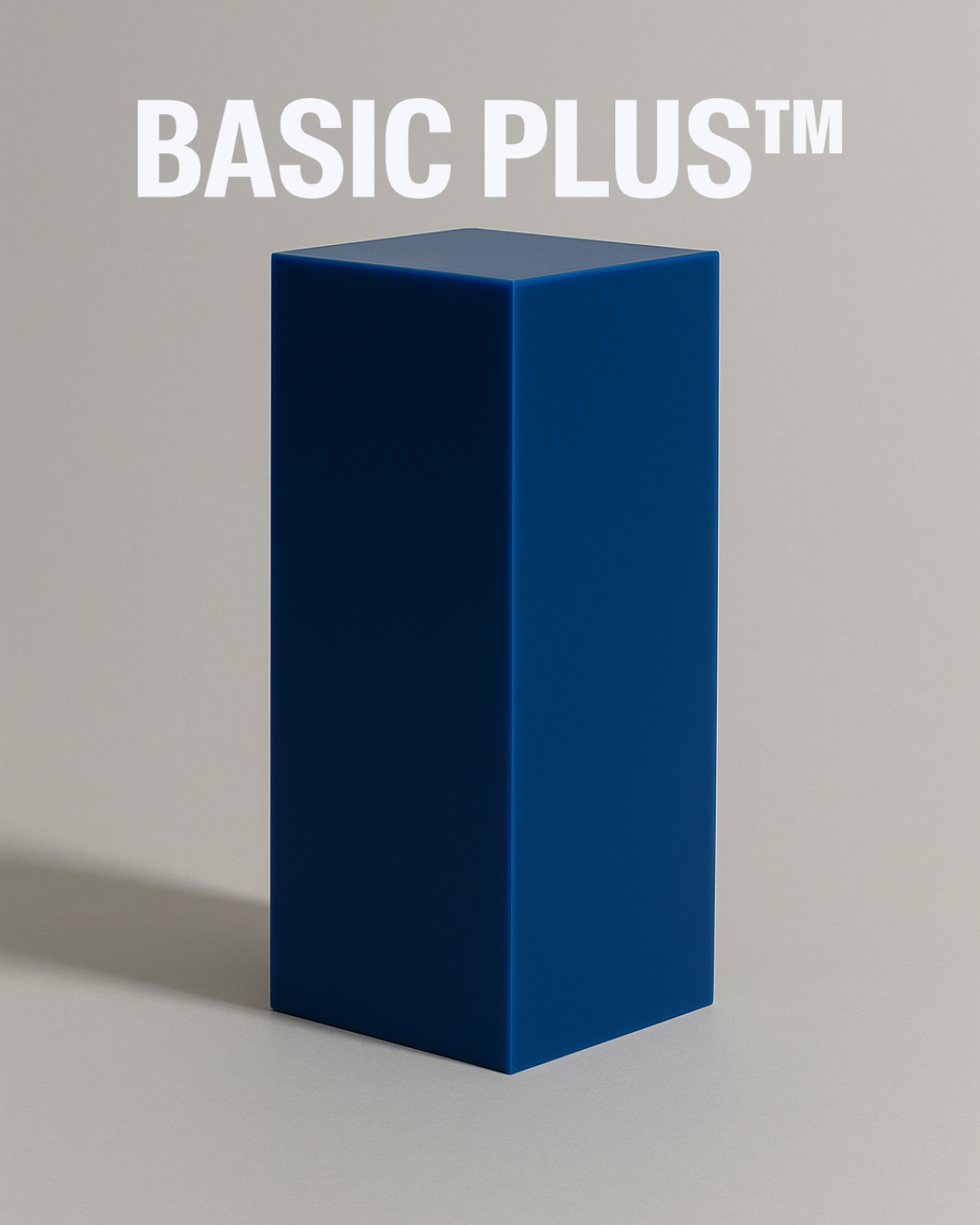 Matte Dark Blue Acrylic Display Plinth