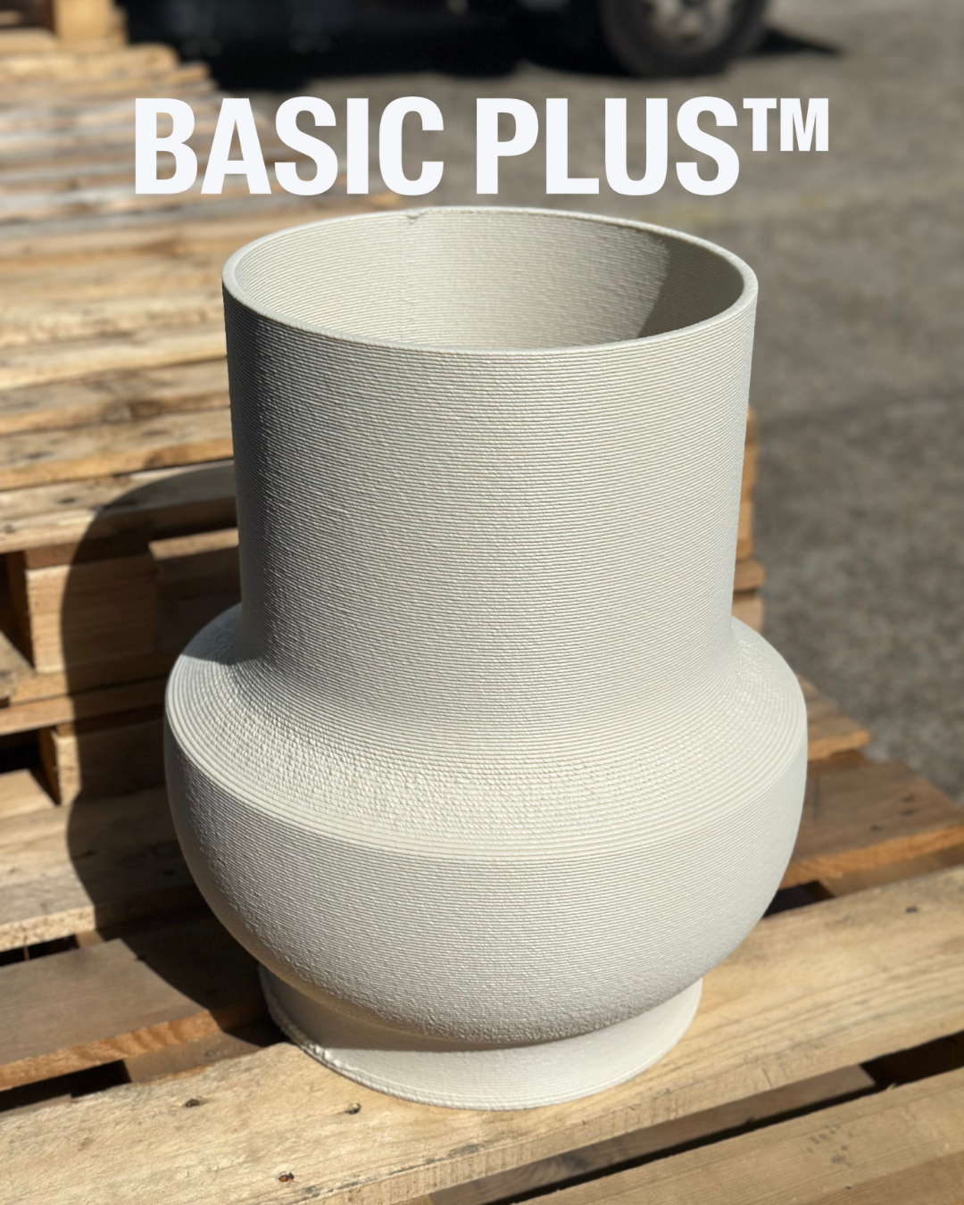 Isola Pot (3D-Printed Glass Fibre Reinforced Planter)