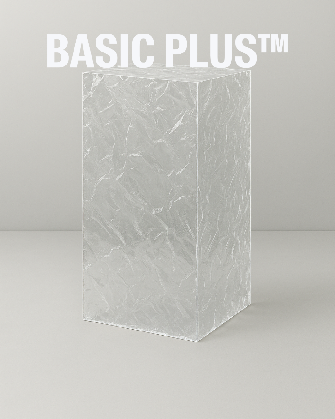 Clear Glacier Acrylic Display Plinth