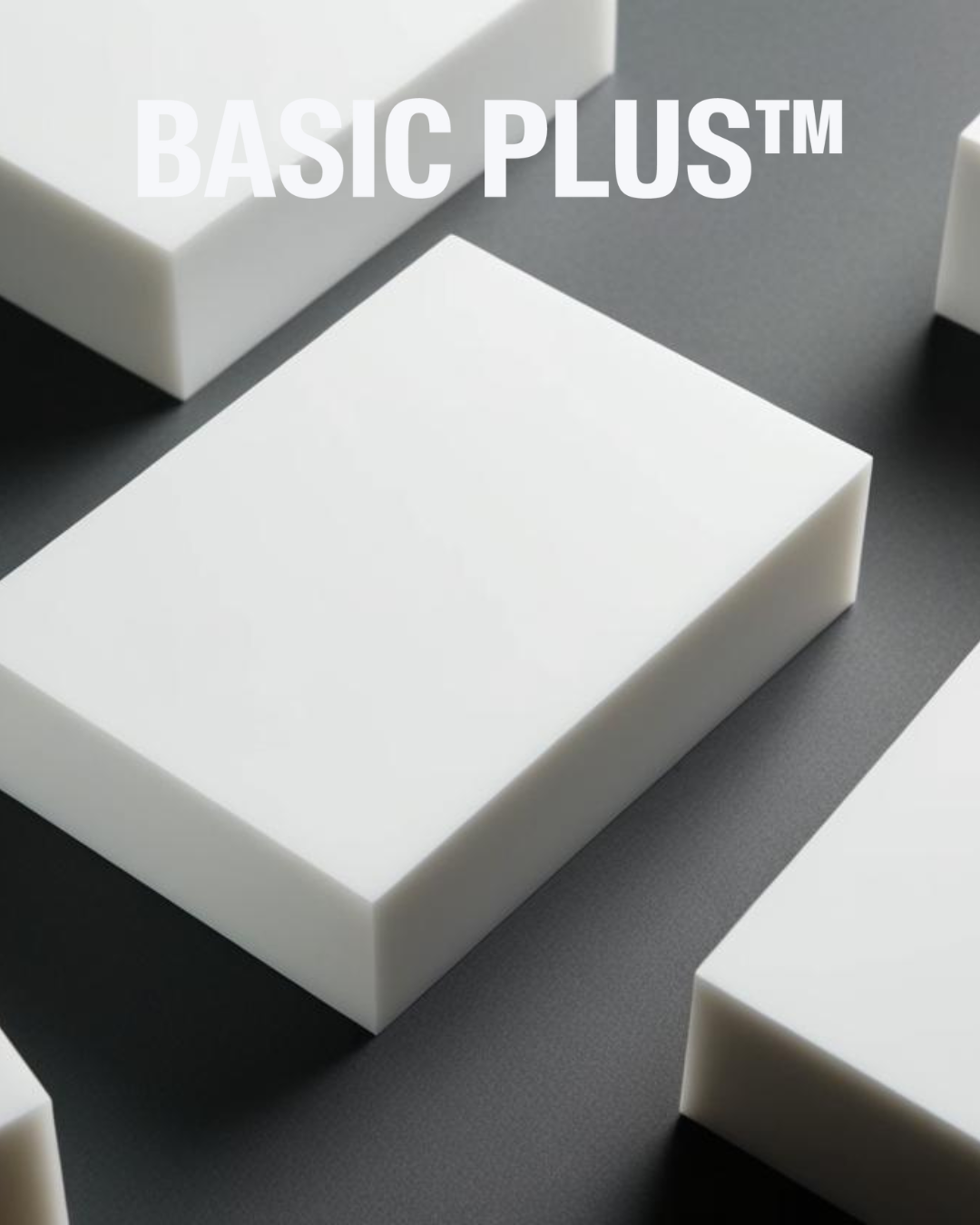 White Acrylic Display Block