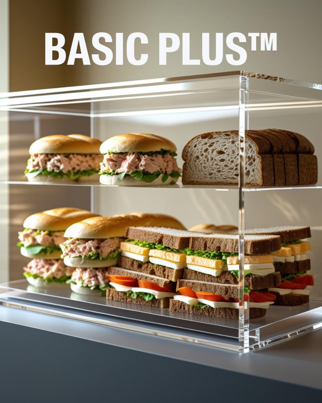 Clear Acrylic Display Tier Cabinet