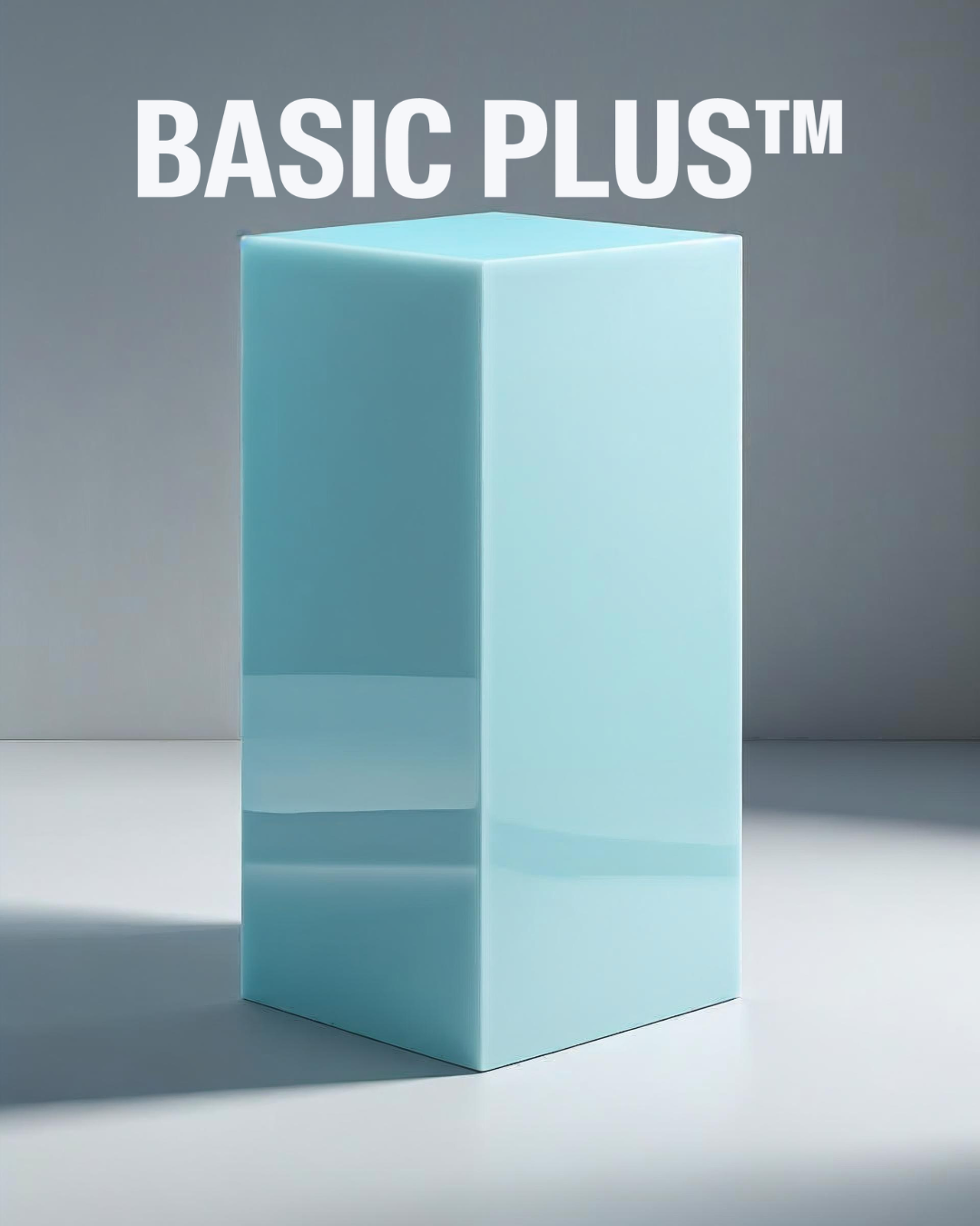 Baby Blue Acrylic Display Plinth