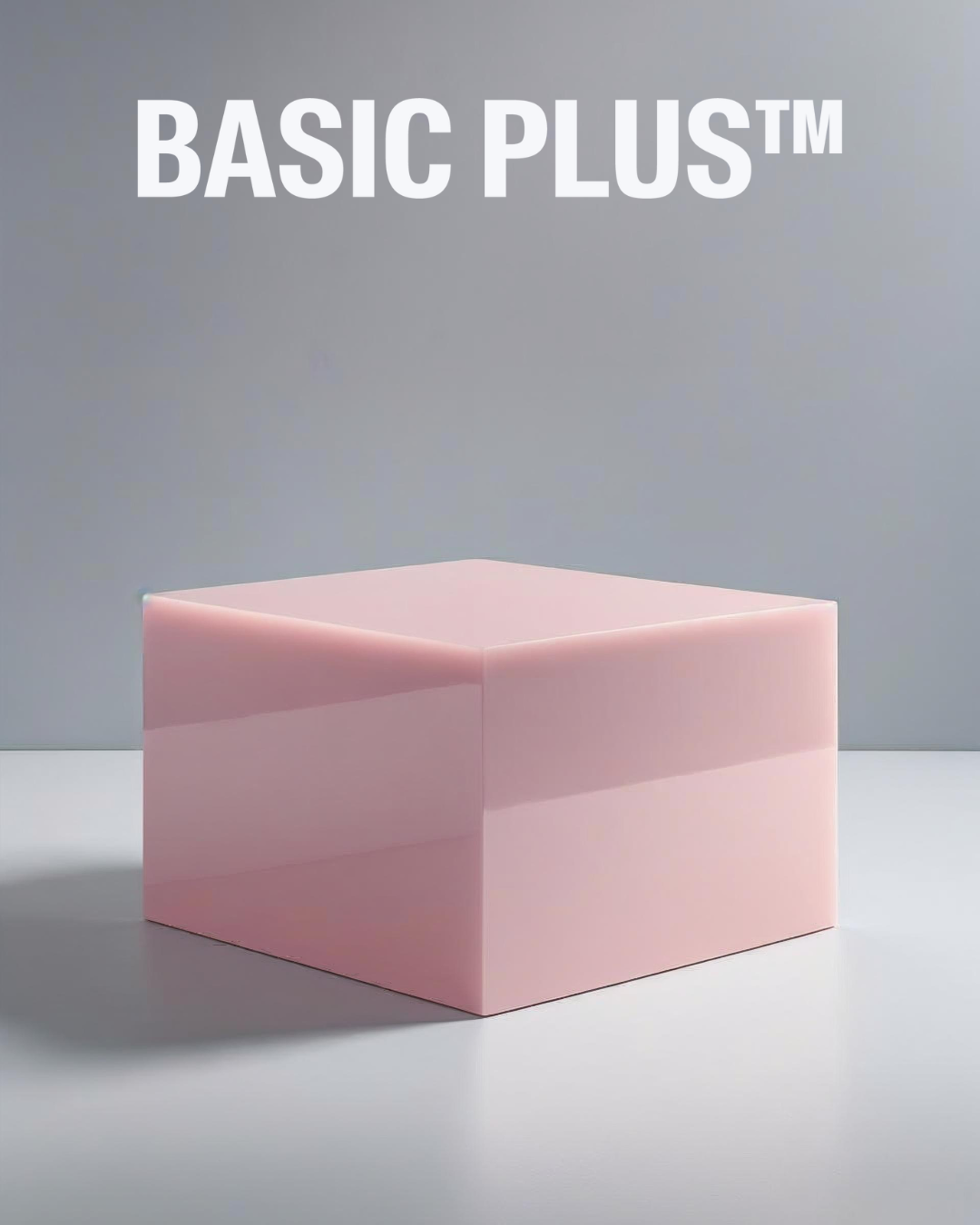 Baby Pink Acrylic Display Plinth